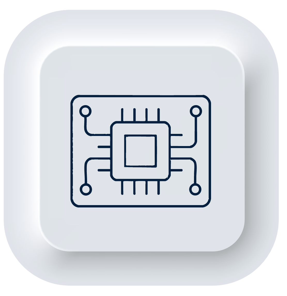 Industrial control electronics icon