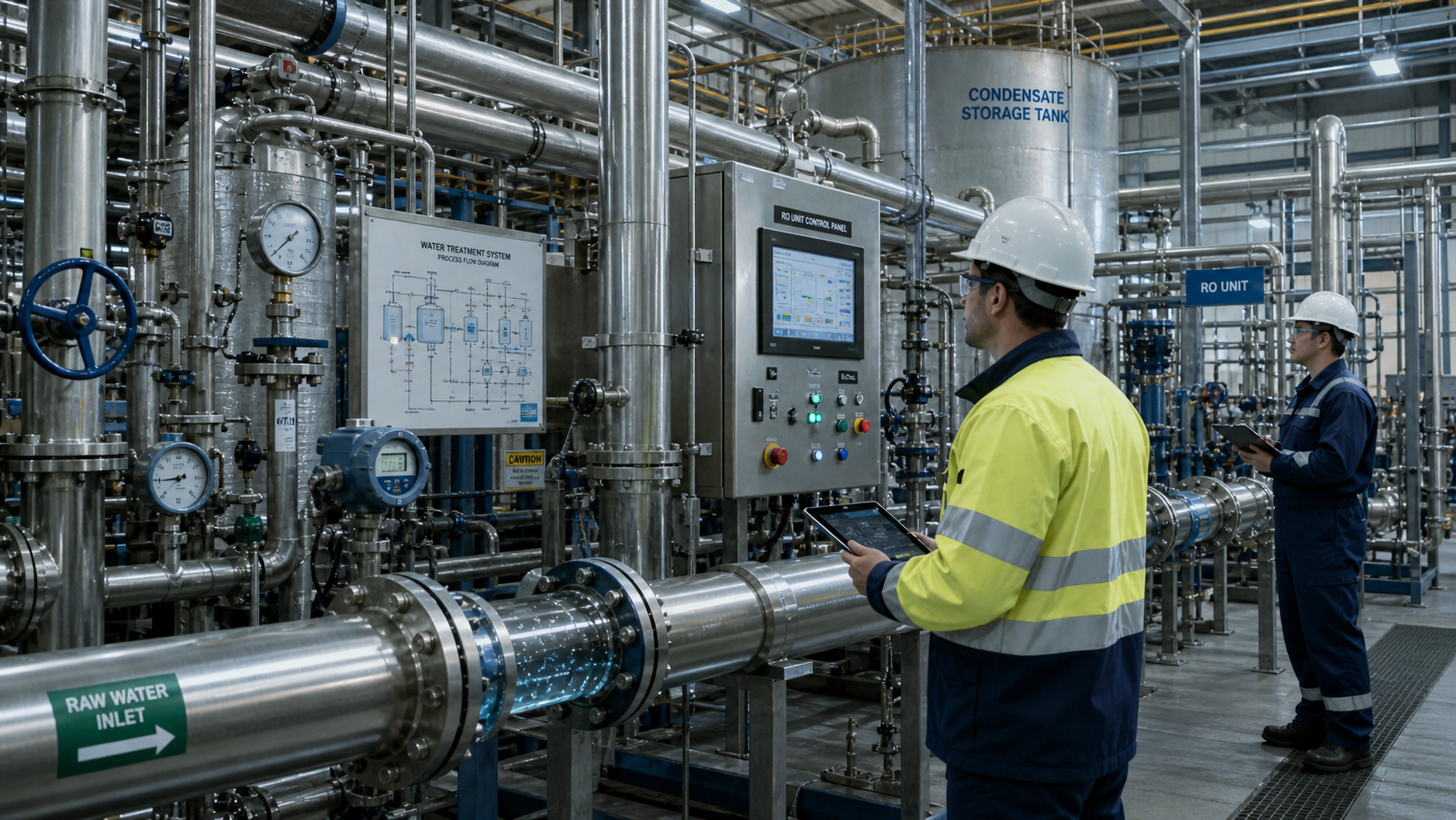 Sichere Steuerung und Analyse wasserbasierter Prozesse innerhalb komplexer Anlagenstrukturen. Sichere Steuerung und Analyse wasserbasierter Prozesse innerhalb komplexer Anlagenstrukturen.